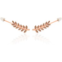 SI1 Argyle-Rose de France-Brillant-Goldohrringe (Annette) SI1 Argyle-Rose de France-Brillant-Goldohrringe (Annette)