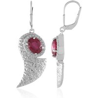 Bemainty-Rubin-Silberohrringe (MONOSONO COLLECTION) Bemainty-Rubin-Silberohrringe (MONOSONO COLLECTION)