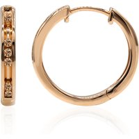 SI1 Argyle-Rose de France-Brillant-Goldohrringe (Annette) SI1 Argyle-Rose de France-Brillant-Goldohrringe (Annette)