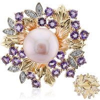 Ming-Perlen-Silberanhänger/-brosche (TPC) Ming-Perlen-Silberanhänger/-brosche (TPC)