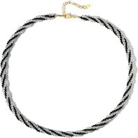 Edelstein-Silberhalskette Edelstein-Silberhalskette