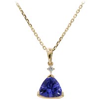 AAA-Tansanit-Goldhalskette (CIRARI) AAA-Tansanit-Goldhalskette (CIRARI)