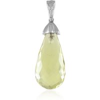 Limonen-Quarz-Silberanhänger (MONOSONO COLLECTION) Limonen-Quarz-Silberanhänger (MONOSONO COLLECTION)