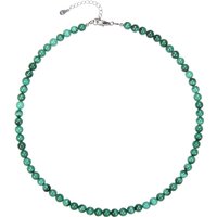Malachit-Silberhalskette Malachit-Silberhalskette