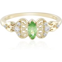 Tansania-Tsavorit-Goldring Tansania-Tsavorit-Goldring