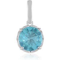 Paraiba-Apatit-Platinanhänger Paraiba-Apatit-Platinanhänger