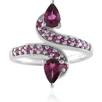 Magenta-Granat-Silberring Magenta-Granat-Silberring