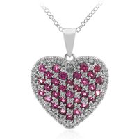 Rhodolith-Silberhalskette Rhodolith-Silberhalskette