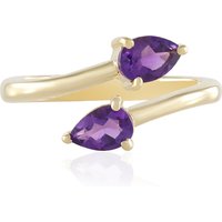 Sambia-Amethyst-Silberring Sambia-Amethyst-Silberring