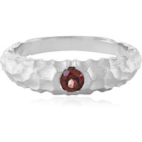 Pinkfarbener Zirkon-Silberring Pinkfarbener Zirkon-Silberring