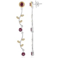 Rhodolith-Silberohrringe (Dallas Prince Designs) Rhodolith-Silberohrringe (Dallas Prince Designs)