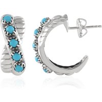 Sleeping Beauty-Türkis-Silberohrringe (Desert Chic) Sleeping Beauty-Türkis-Silberohrringe (Desert Chic)