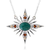 Tyrone-Türkis-Silbercollier mit Gold (Granulieren) Tyrone-Türkis-Silbercollier mit Gold (Granulieren)