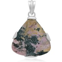 Sulawesi-Rhodonit-Silberanhänger (Bali Barong) Sulawesi-Rhodonit-Silberanhänger (Bali Barong)