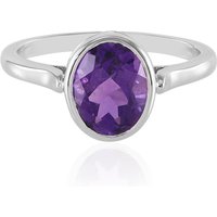 Sibirischer Amethyst-Silberring Sibirischer Amethyst-Silberring