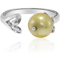 Süßwasserzuchtperlen-Silberring (MONOSONO COLLECTION) Süßwasserzuchtperlen-Silberring (MONOSONO COLLECTION)