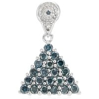 Fancy-Diamant-Silberanhänger Fancy-Diamant-Silberanhänger