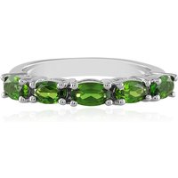 Russischer Diopsid-Silberring Russischer Diopsid-Silberring