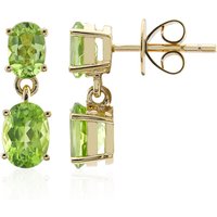 Wagogo-Peridot-Goldohrringe Wagogo-Peridot-Goldohrringe