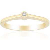 SI1 (G) Brillant-Silberring (Annette) SI1 (G) Brillant-Silberring (Annette)