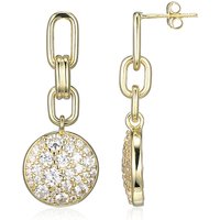 Zirkon-Silberohrringe (Adela Silber) Zirkon-Silberohrringe (Adela Silber)