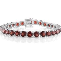 Mosambik-Granat-Silberarmband Mosambik-Granat-Silberarmband