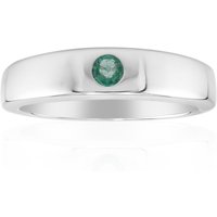 Russischer Smaragd-Silberring Russischer Smaragd-Silberring