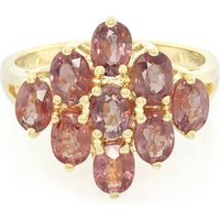 Nicht erhitzter Padparadscha-Saphir-Goldring (AMAYANI) Nicht erhitzter Padparadscha-Saphir-Goldring (AMAYANI)