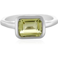 Limonen-Quarz-Silberring Limonen-Quarz-Silberring