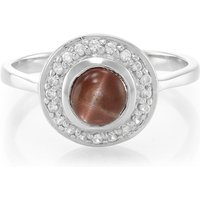 Skapolith-Katzenauge-Silberring Skapolith-Katzenauge-Silberring