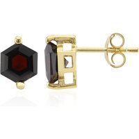 Granat-Silberohrringe Granat-Silberohrringe