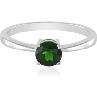 Russischer Diopsid-Silberring Russischer Diopsid-Silberring