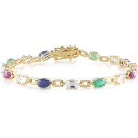 Edelstein-Silberarmband Edelstein-Silberarmband