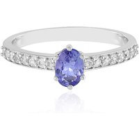 Tansanit-Silberring Tansanit-Silberring