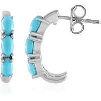 Sleeping Beauty-Türkis-Silberohrringe Sleeping Beauty-Türkis-Silberohrringe