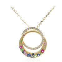 Edelstein-Goldhalskette (CIRARI) Edelstein-Goldhalskette (CIRARI)