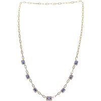 AAA-Tansanit-Goldcollier (CIRARI) AAA-Tansanit-Goldcollier (CIRARI)