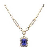 AAA-Tansanit-Goldcollier (CIRARI) AAA-Tansanit-Goldcollier (CIRARI)