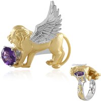 Sambia-Amethyst-Silberring (Gems en Vogue) Sambia-Amethyst-Silberring (Gems en Vogue)