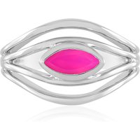 Himbeer-Chalzedon-Silberring Himbeer-Chalzedon-Silberring