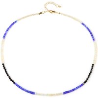 Edelstein-Silberhalskette Edelstein-Silberhalskette