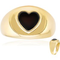 Schwarzer Onyx-Silberring Schwarzer Onyx-Silberring