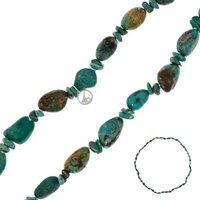 Kingman-Türkis-Silberhalskette (Faszination Türkis) Kingman-Türkis-Silberhalskette (Faszination Türkis)