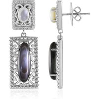 Perlmutt-Silberohrringe (Dallas Prince Designs) Perlmutt-Silberohrringe (Dallas Prince Designs)