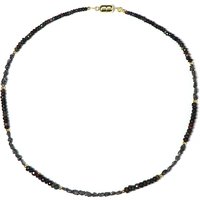 Edelstein-Silberhalskette Edelstein-Silberhalskette