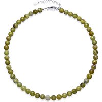 Grüner Opal-Silberhalskette Grüner Opal-Silberhalskette