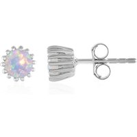 Welo-Opal-Silberohrringe Welo-Opal-Silberohrringe