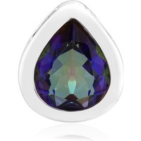 Blauer Mystik-Quarz-Silberanhänger (MONOSONO COLLECTION) Blauer Mystik-Quarz-Silberanhänger (MONOSONO COLLECTION)