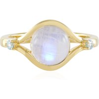 Regenbogen-Mondstein-Silberring (KM by Juwelo) Regenbogen-Mondstein-Silberring (KM by Juwelo)