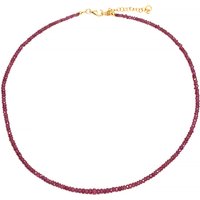 Madagaskar-Rubin-Silberhalskette Madagaskar-Rubin-Silberhalskette